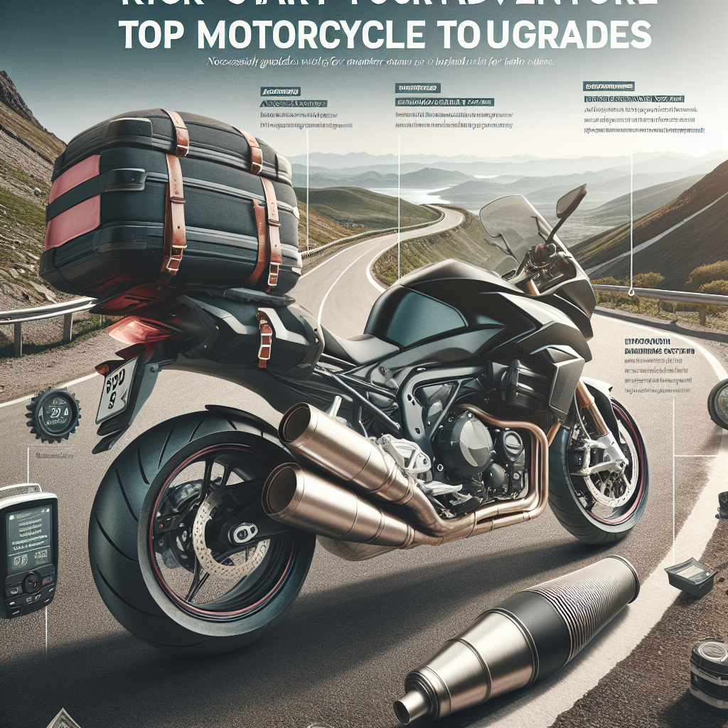 Kick-start Your Adventure: Top Motorcycle Touring Upgrades